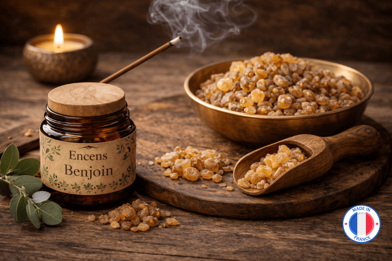 Parfum pour bougies Encens Benjoin pour la fabrication de bougies parfumées