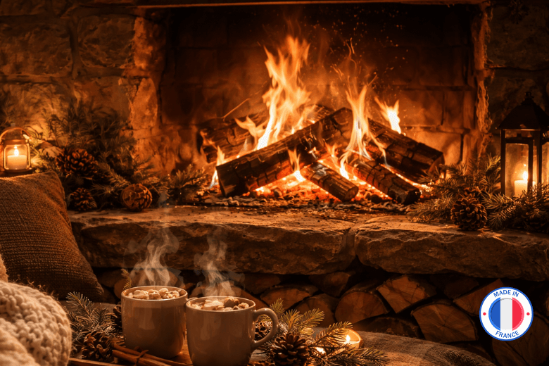 Parfum sans CMR senteur "Feu de bois" pour Bougies | L'instant Bougies