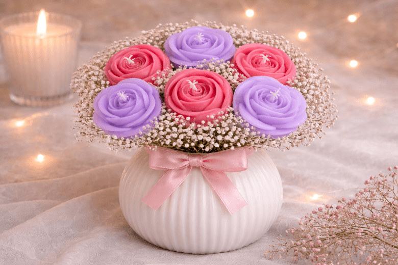 Kit DIY bouquet parfumé an cire pour des créations originales