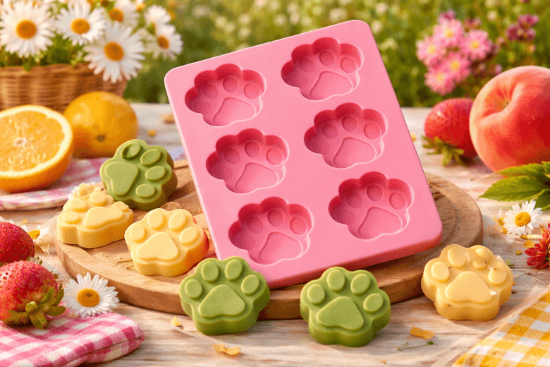 Kit "Fondants parfumés" pour la création de fondants en forme de patte de chat