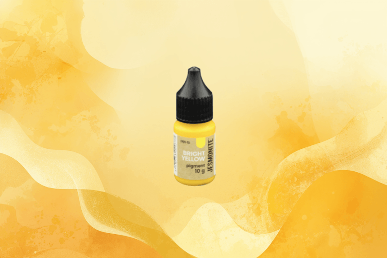 Pigment jaune vif liquide Jesmonite : colorant concentré