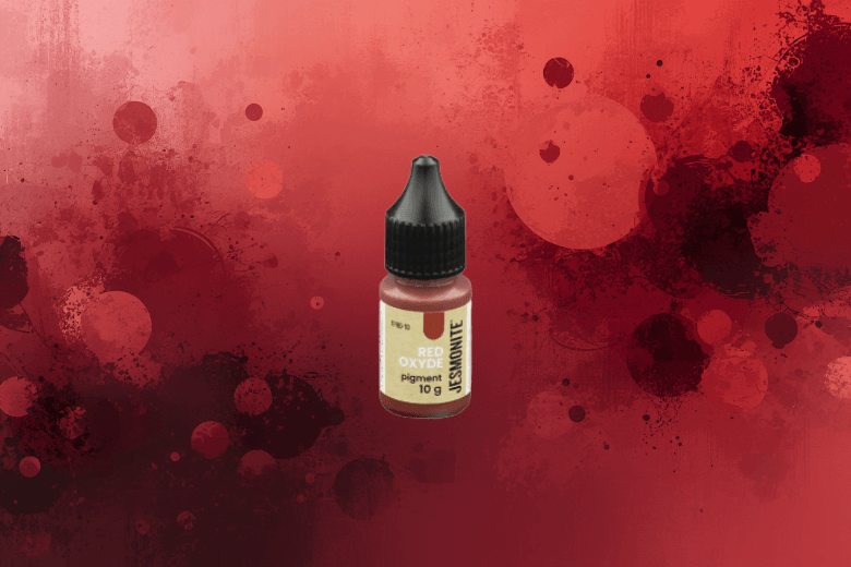 Pigment oxyde rouge liquide Jesmonite : colorant concentré