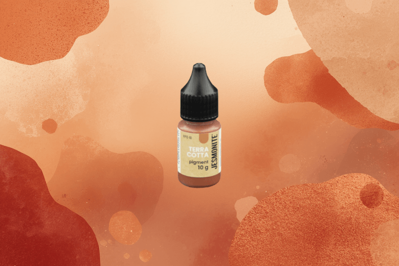 Pigment terracotta liquide Jesmonite : colorant concentré