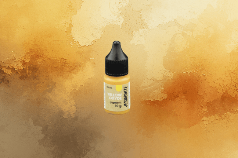 Pigment oxyde jaune liquide Jesmonite : colorant concentré