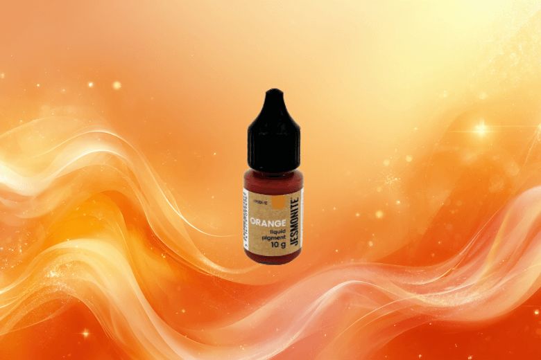 Pigment orange liquide Jesmonite : colorant concentré