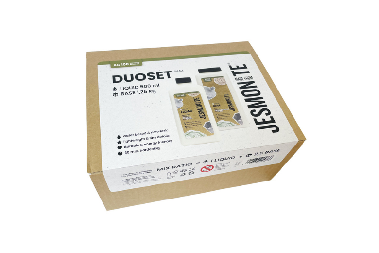 Pack Jesmonite AC100 500 ml et 1,25 kg : kit débutant