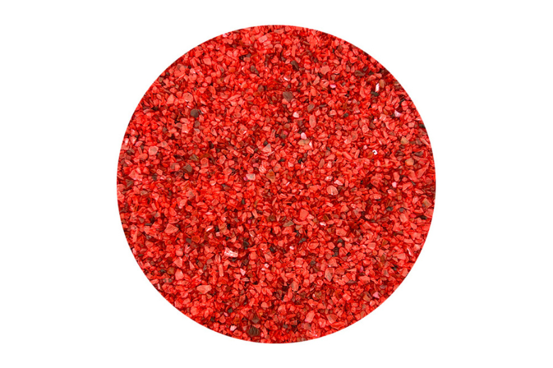 Glassroxx Rouge pour Jesmonite : granulés de verre recyclé