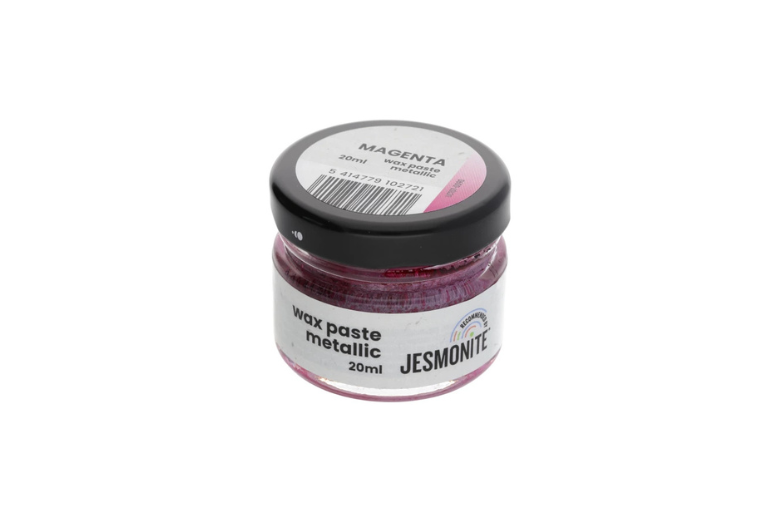 Pâte de cire métallisée magenta pour jesmonite