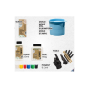 Kit Jesmonite AC100 - Pot rond