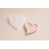 Moule silicone coupelle cœur pour Jesmonite