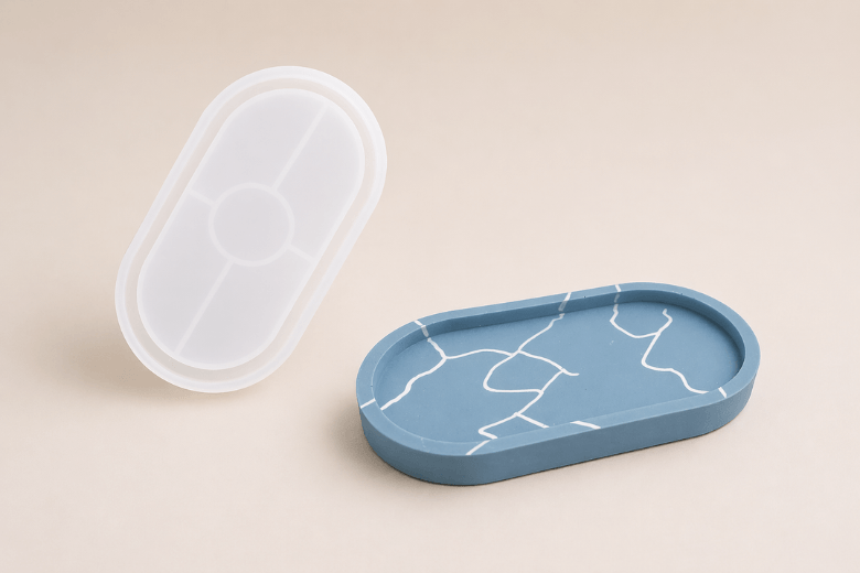 Moule en silicone Coupelle ovale