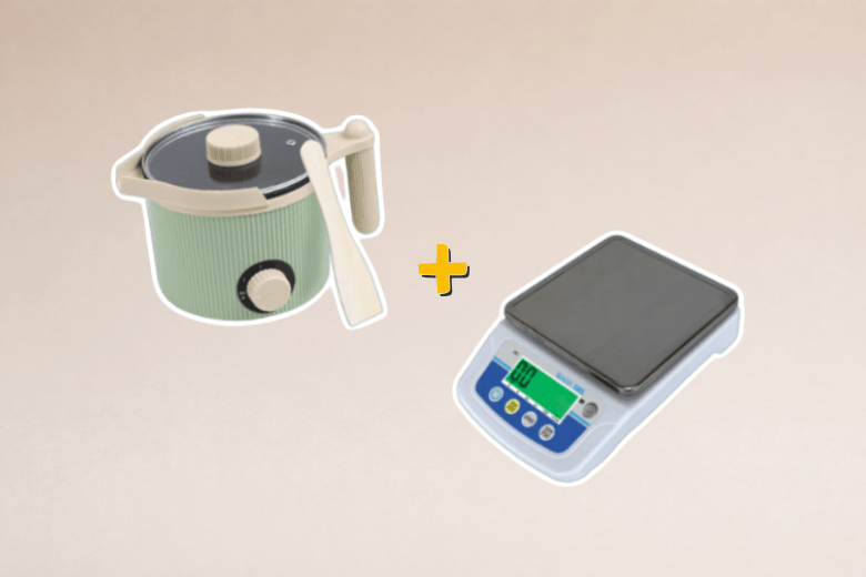 Pack Duo Balance de précision + Fondoir à cire vert 1.5L