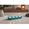 Moule silicone bougies chauffe-plat rondes pour Jesmonite
