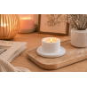 Moule silicone bougeoir pour Jesmonite