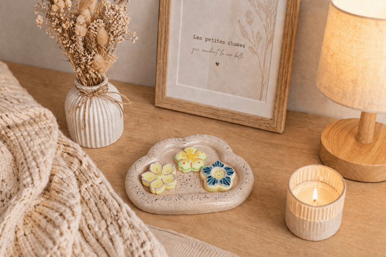 Moule silicone coupelle nuage pour Jesmonite