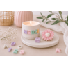 Moule silicone chiffres et lettres pour Jesmonite
