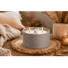 Moule Silicone Ying Yang pour Pot à bougie déco en Jesmonite