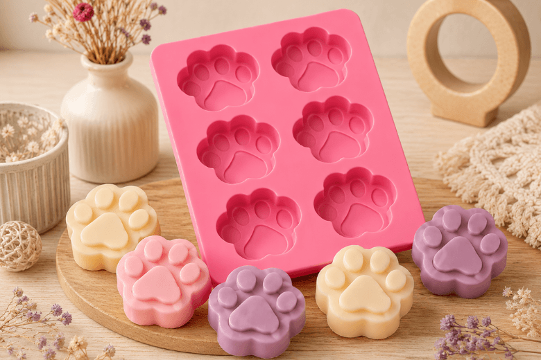 Kit "Fondants parfumés" pour la création de fondants en forme de patte de chat