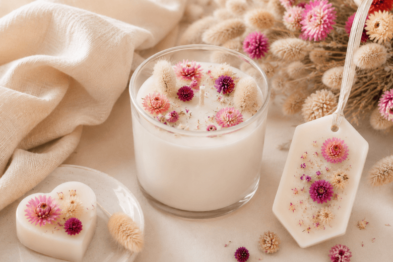 Fleurs Séchées Bio Françaises pour Bougies DIY