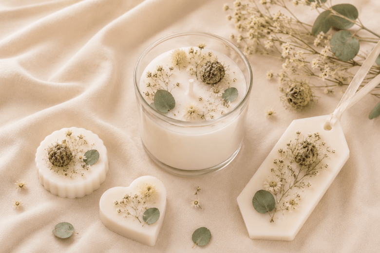 Fleurs séchées Nature bio pour bougies & DIY naturelles