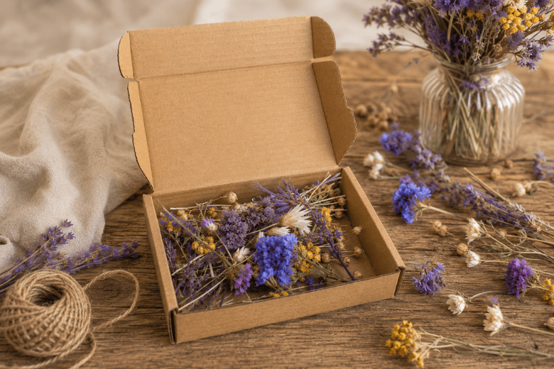 Fleurs séchées Champêtres bio pour bougies & créations DIY