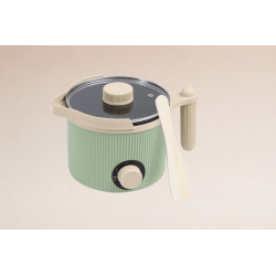 Fondoir à cire électrique vert 1,5L pour bougies et fondants parfumés