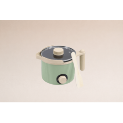 Fondoir à cire électrique vert 1,5L pour bougies et fondants parfumés