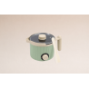Fondoir à cire électrique vert 1,5L pour bougies et fondants parfumés