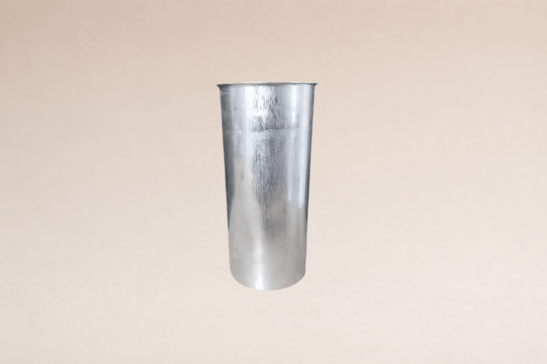 Vente d'accessoires récipient T1 pour la création de bougies moulées coulées.