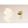 Boîtes écrues 10cmx10cmxH11cm pour bougie - Emballage à monter