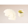 Boîtes écrues 9cmx9cmx9cm pour bougie - Emballage à monter