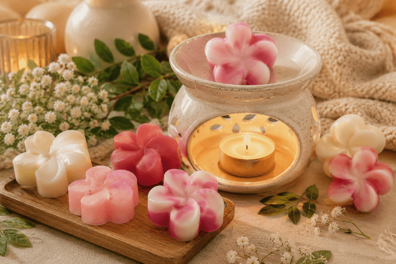Moule fondants parfumés frangipanier – Idéal avec notre parfum frangipanier