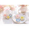 Moule silicone 4 fleurs pour la création de fondants parfumés