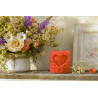 Moule bougie Love en fleurs pour des créations au charme intemporel