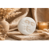 Moule silicone en forme de visage de lune et de soleil facile à démouler