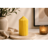 Moule silicone "colonne" pour la fabrication de bougies moulées.