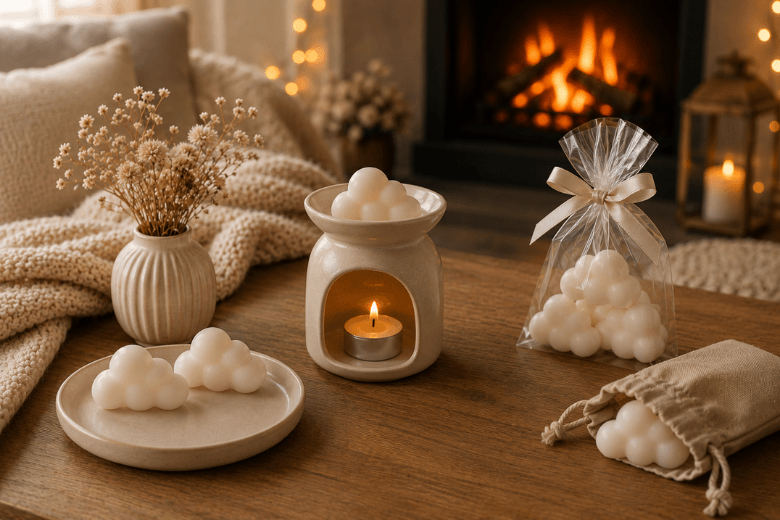 Moule en forme de nuage pour la fabrication de décorations ou fondants parfumés