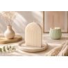 Moule silicone arc en ciel grand modèle pour bougies moulées
