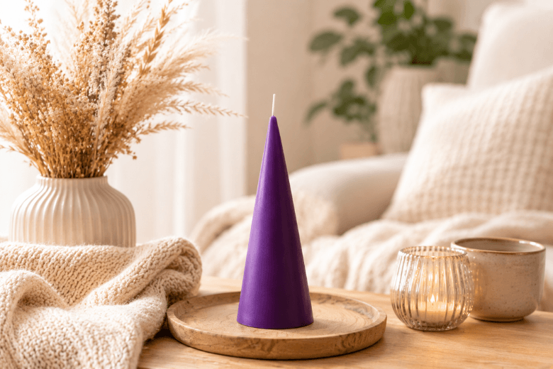 Moule Bougie Conique 6,5 x 14 cm - Créez, Inspirez, Illuminez