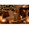 Moule sapin de Noel originale avec ses formes arrondies pour la fabrication de bougies.