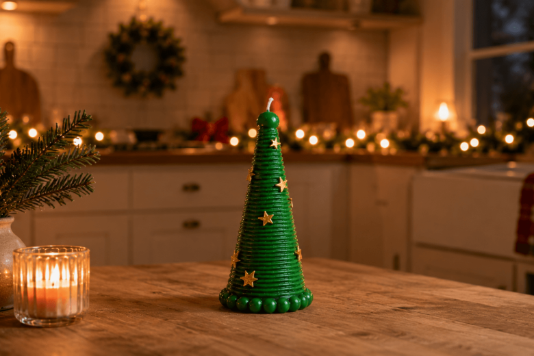Moule sapin de Noël étoile en silicone