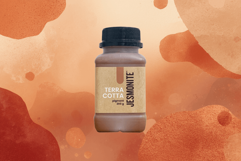 Pigment terracotta liquide Jesmonite : colorant concentré