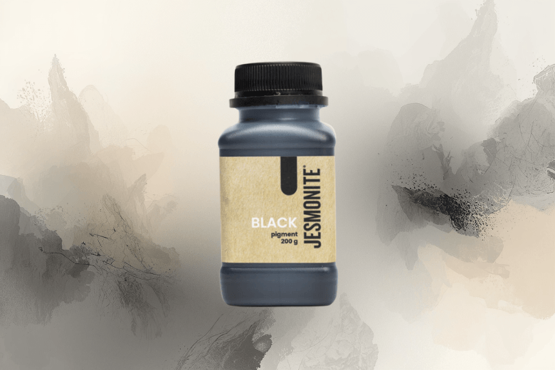 Pigment noir liquide Jesmonite : colorant concentré
