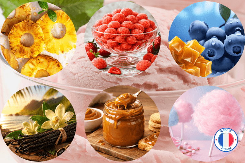 Pack Gourmand – 6 parfums pour bougies et fondants