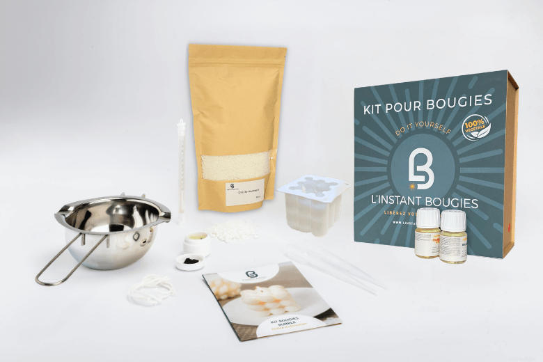 Cadeau DIY : Kit Bougies Parfumées Bubble | L'instant Bougies