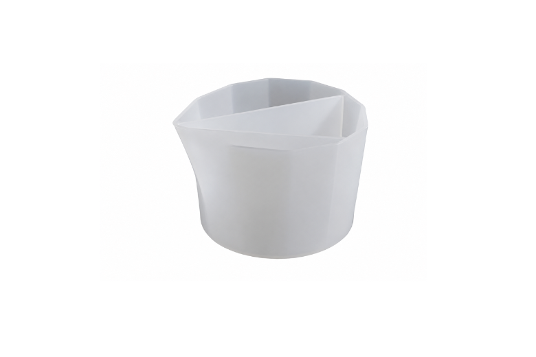 Verre doseur silicone 3 compartiments 200ml pour Jesmonite