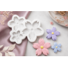 Moule 3 Fleurs de Cerisier en Silicone pour bougies décoratives