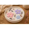 Moule 3 Fleurs de Cerisier en Silicone pour bougies décoratives