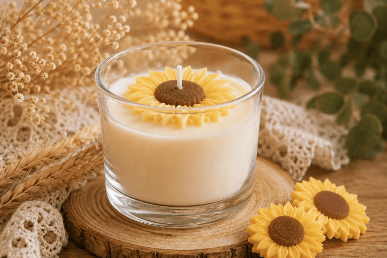 Moule 2 Tournesols en Silicone pour des créations harmonieuses