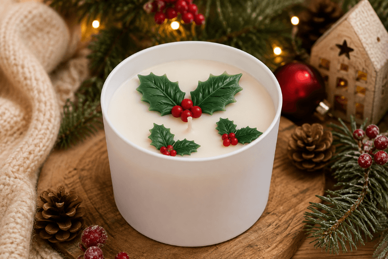 Moule Houx en Silicone pour des créations de Noël personnalisées